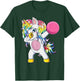 Cute Bowling Unicorn Dab Dance Dabbing Bowler Girls Kids T-Shirt - T-Shirt | Forest