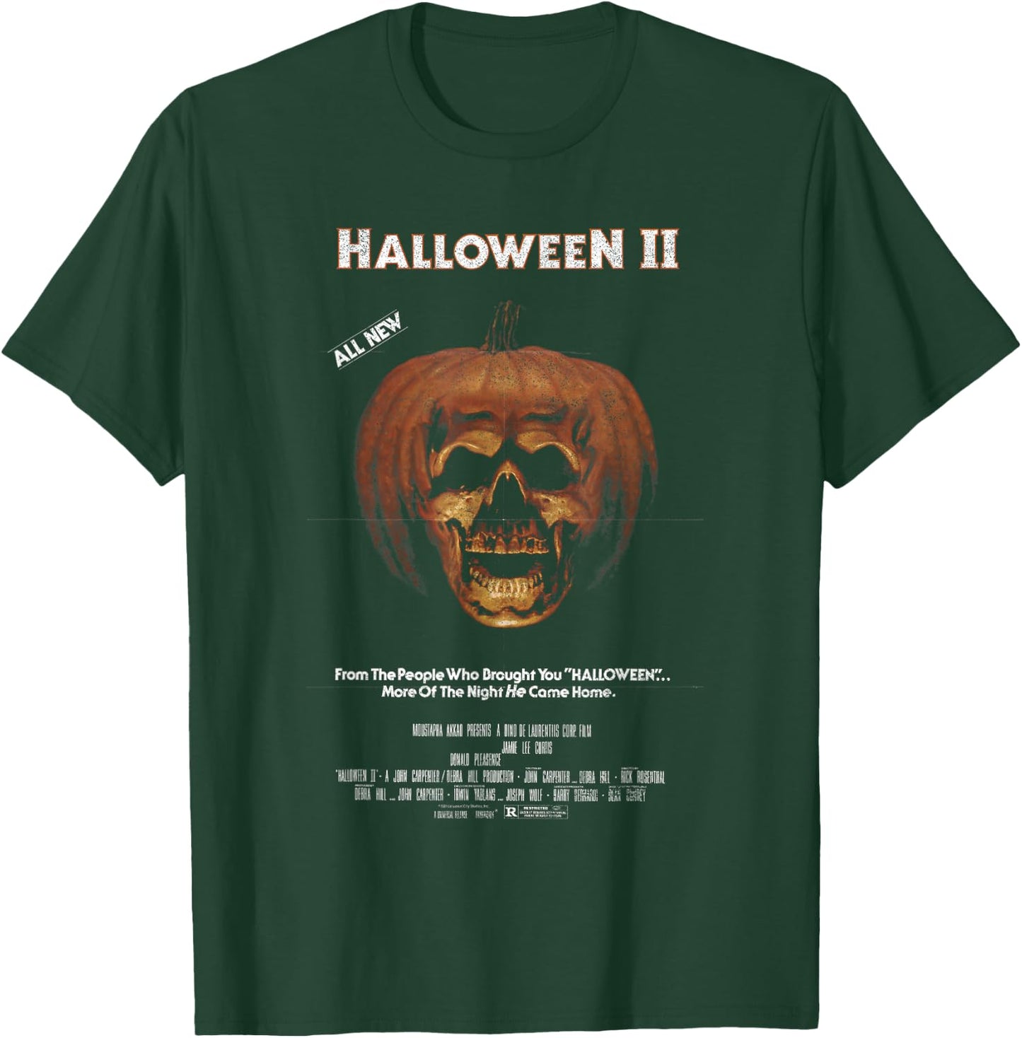 Halloween 2 Carved Pumpkin Poster T-Shirt - T-Shirt | Forest
