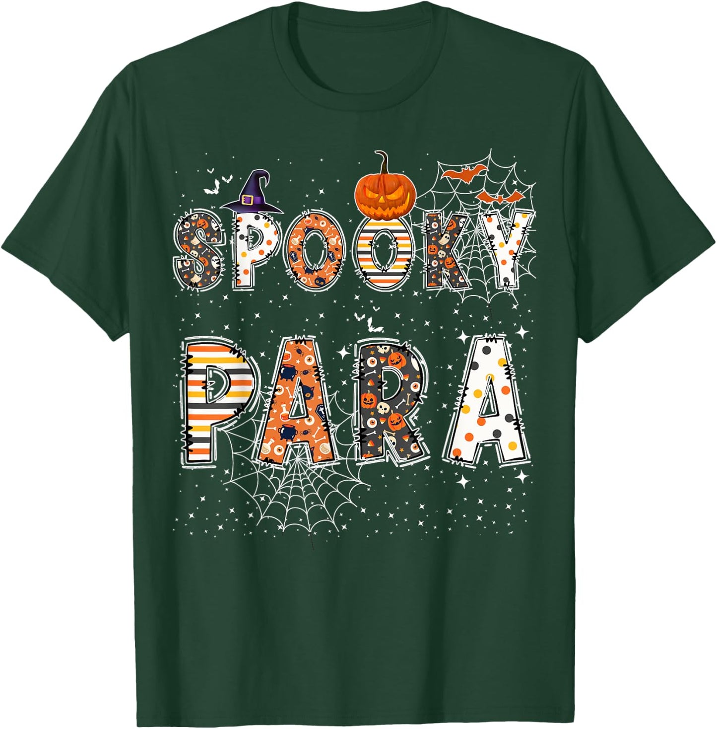 Spooky Paraprofessional Halloween Costume for Spooky Para T-Shirt - T-Shirt | Forest