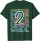 Tie Dye 2nd Grade Typography Team Second Grade Teacher Gift T-Shirt - T-Shirt | Forest