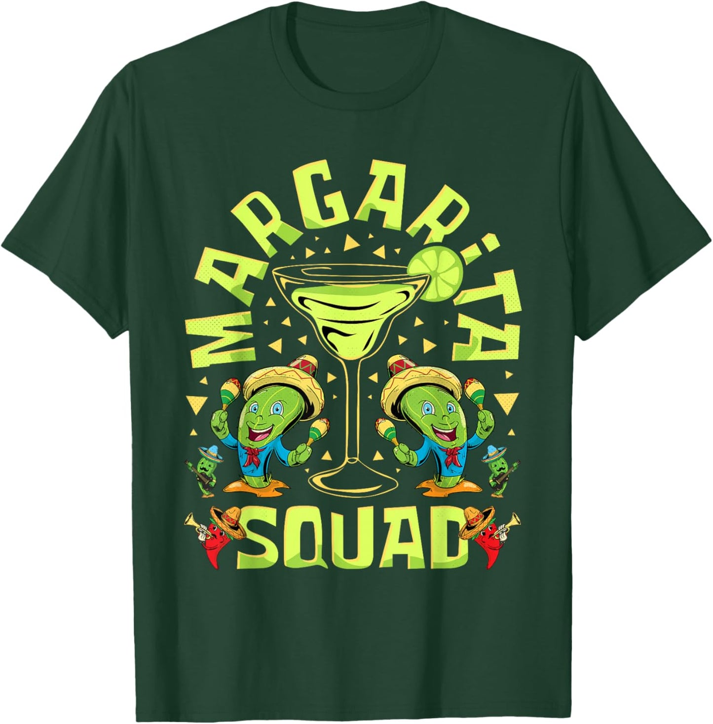 Cinco De Mayo, Margarita Squad T-Shirt - T-Shirt | Forest