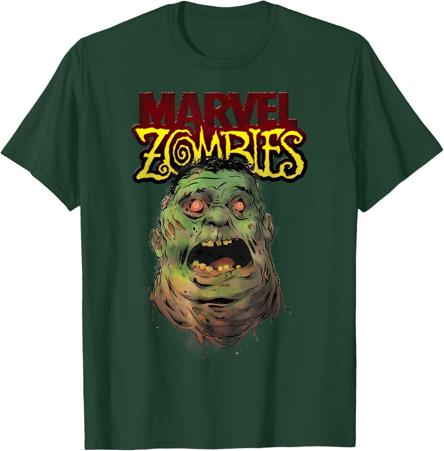Marvel Zombies The Hulk Zombie Head T-Shirt - T-Shirt | Forest