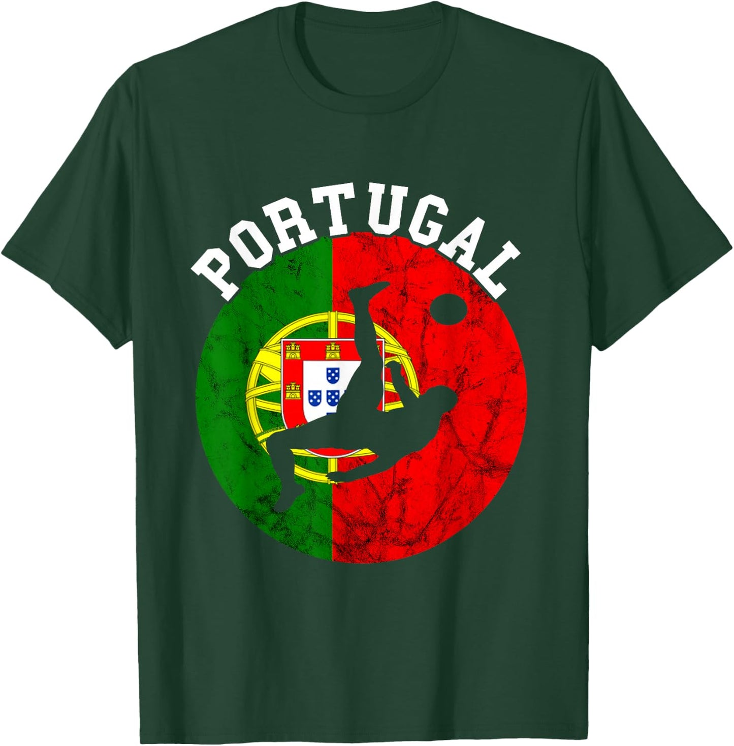 Portugal Soccer Futebol Portuguese Pride Portuguese Flag T-Shirt - T-Shirt | Forest