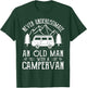 Never underestimate and old man with a campervan Gifts T-Shirt - T-Shirt | Forest
