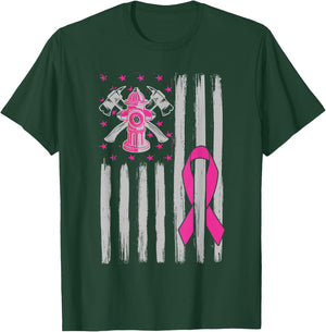 Firefighter Cancer Awareness Month T-Shirt - T-Shirt | Forest
