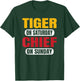 Tiger On Saturday Chief On Sunday Sports Fans Vintage Funny T-Shirt - T-Shirt | Forest