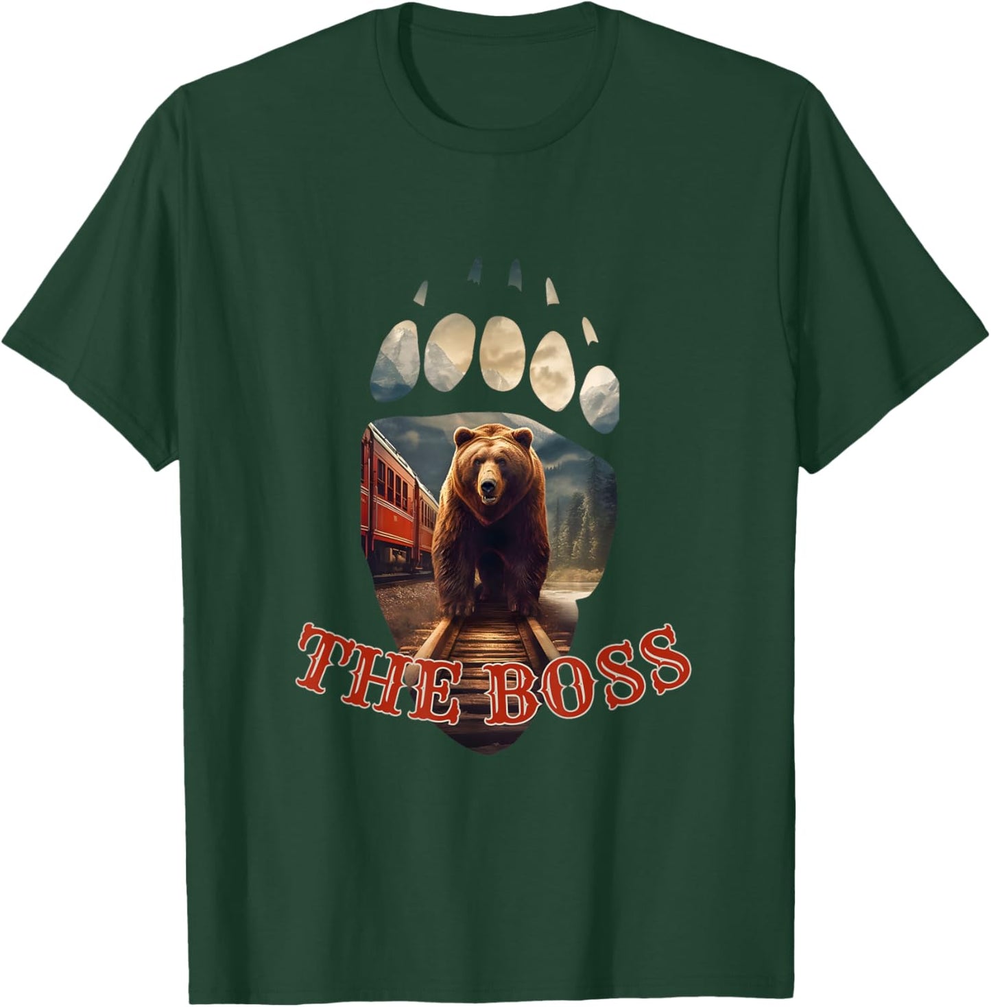 The Boss Grizzly Bear of Banff National Park T-Shirt - T-Shirt | Forest