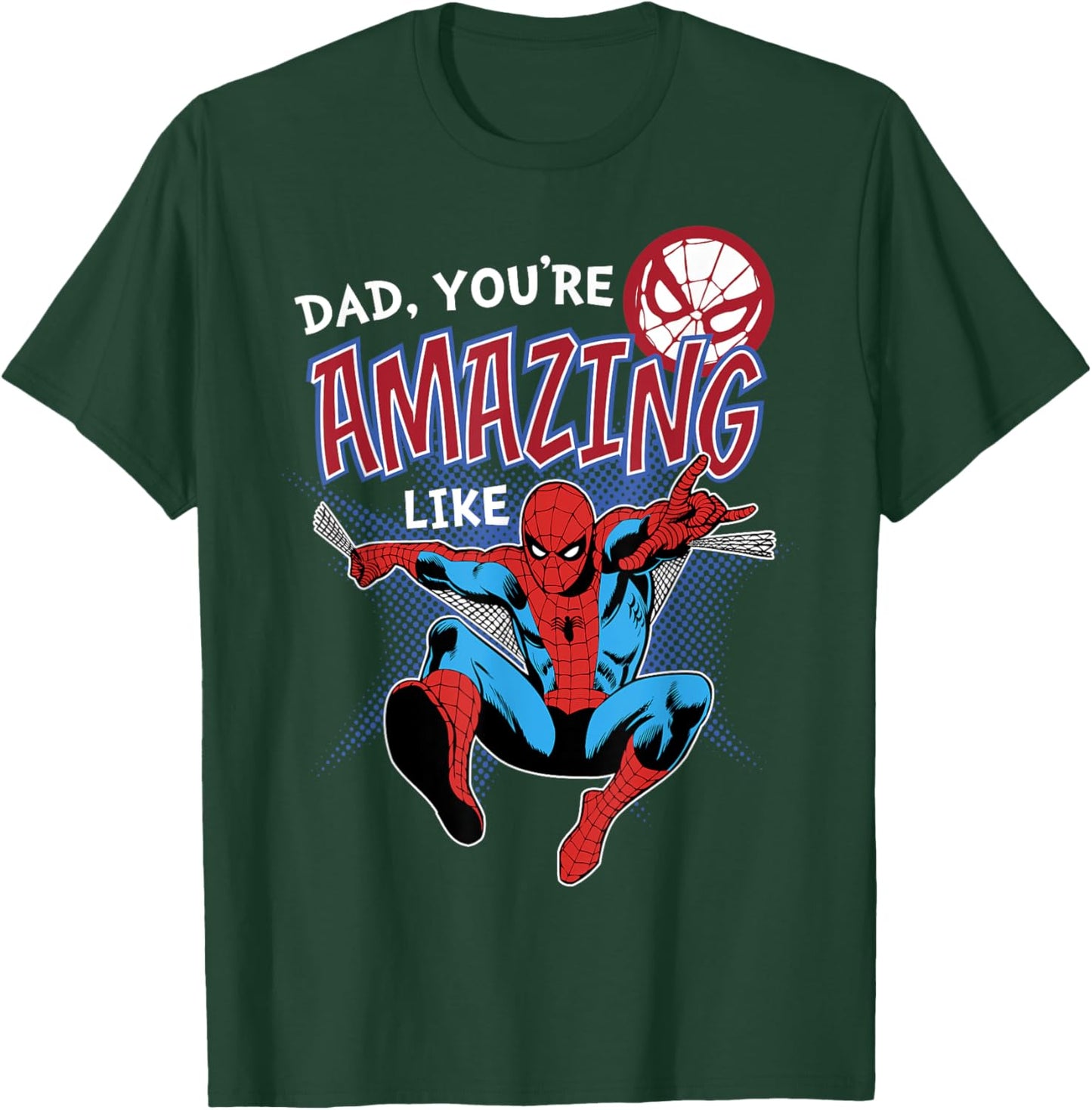 Marvel Spider-Man Amazing Dad Father's Day T-Shirt - T-Shirt | Forest