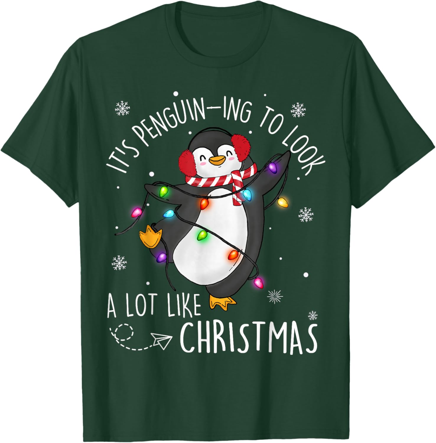 It’s Penguin-ing To Look A Lot Like Christmas Penguin Kids T-Shirt - T-Shirt | Forest