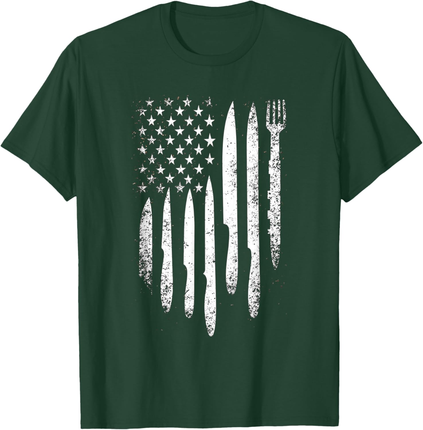 Culinary American Flag T-Shirt - T-Shirt | Forest