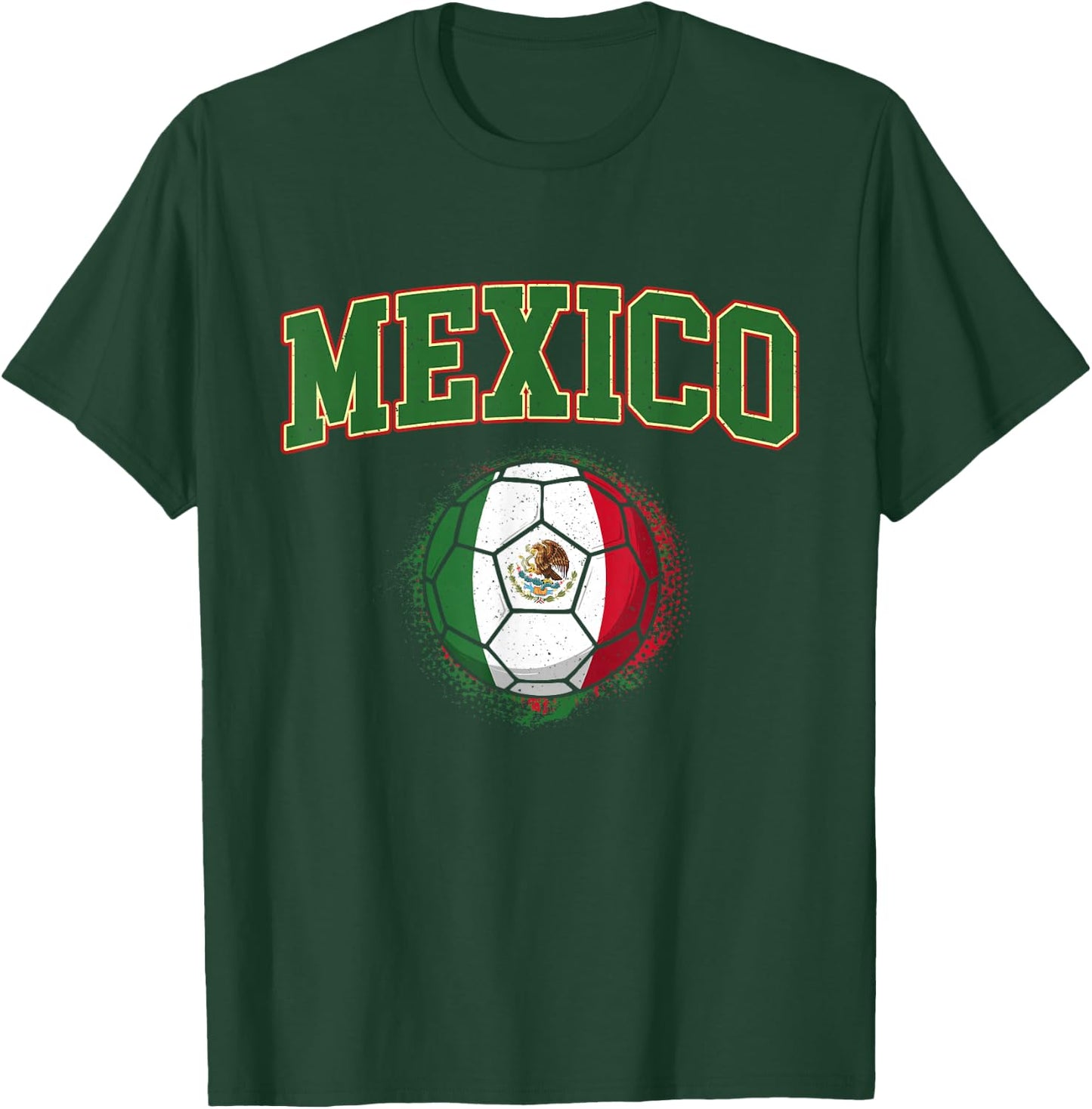 Mexico - Mexican Soccer Tournament Game T-Shirt - T-Shirt | Forest