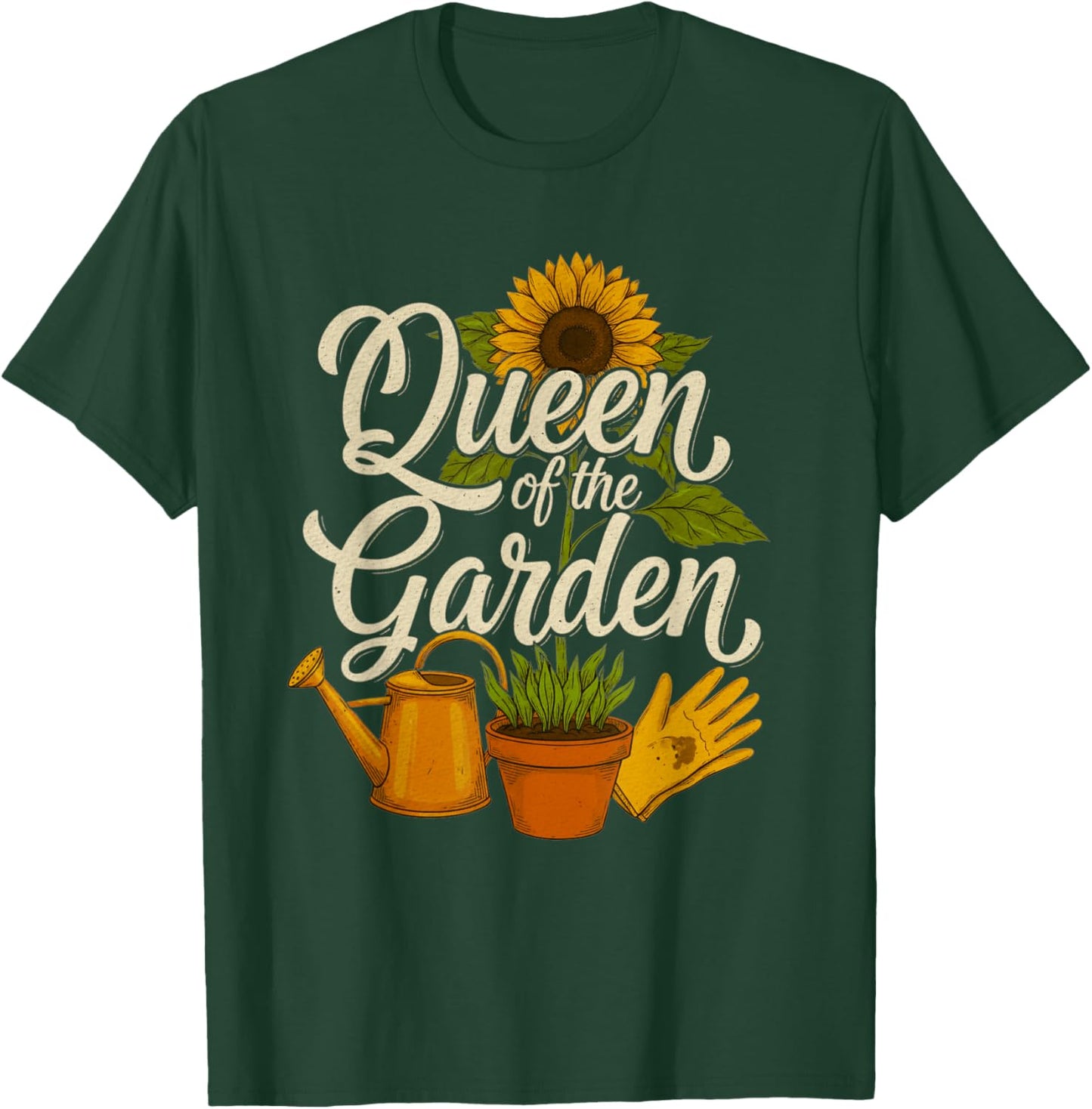 Gardener Gardening Plant Lover Women Garden Nature T-Shirt - T-Shirt | Forest