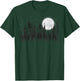 Mountain nature forest pine trees retro moon and stars T-Shirt - T-Shirt | Forest