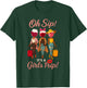 Oh Sip It's A Girls Trip Vacation Wine Party Women Queen T-Shirt - T-Shirt | Forest