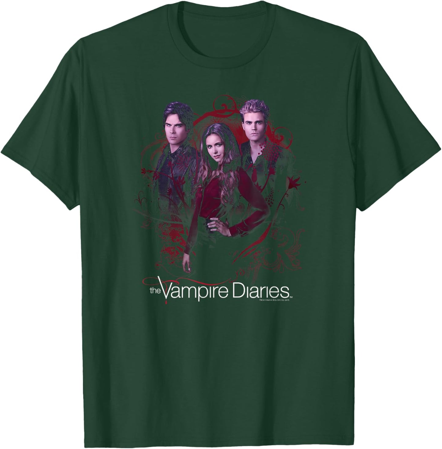 Vampire Diaries Company of Three Small T-Shirt - T-Shirt | Forest