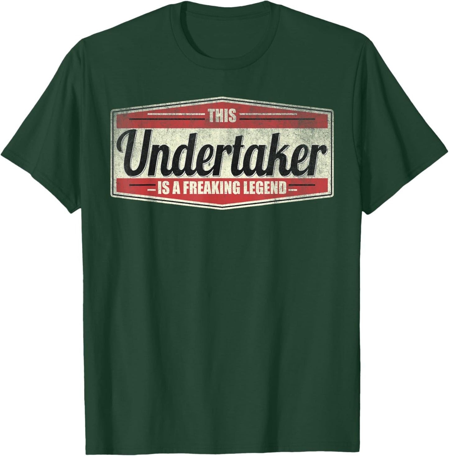 Funny Saying Vintage Undertaker T-Shirt - T-Shirt | Forest