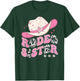 Rodeo Sister Pink CowGirl 1St Birthday Family Matching T-Shirt - T-Shirt | Forest