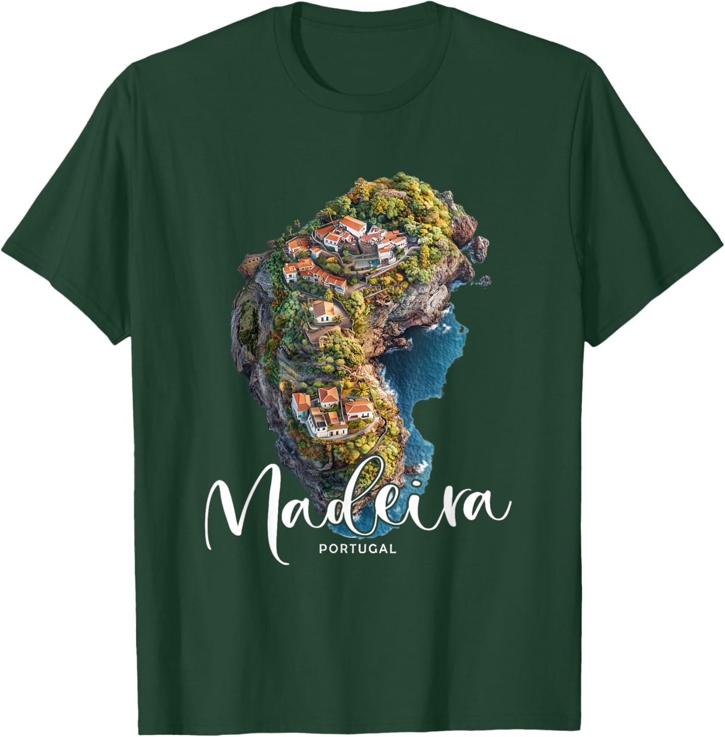 Madeira Island Portugal Vacation Souvenir Trip For Travelers T-Shirt - T-Shirt | Forest