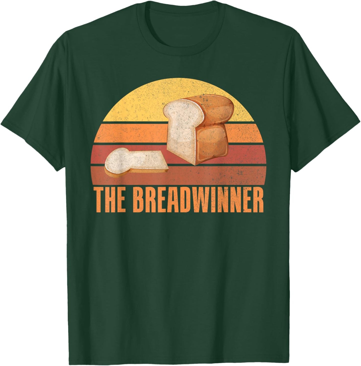 The Breadwinner Bread Baking T-Shirt - T-Shirt | Forest