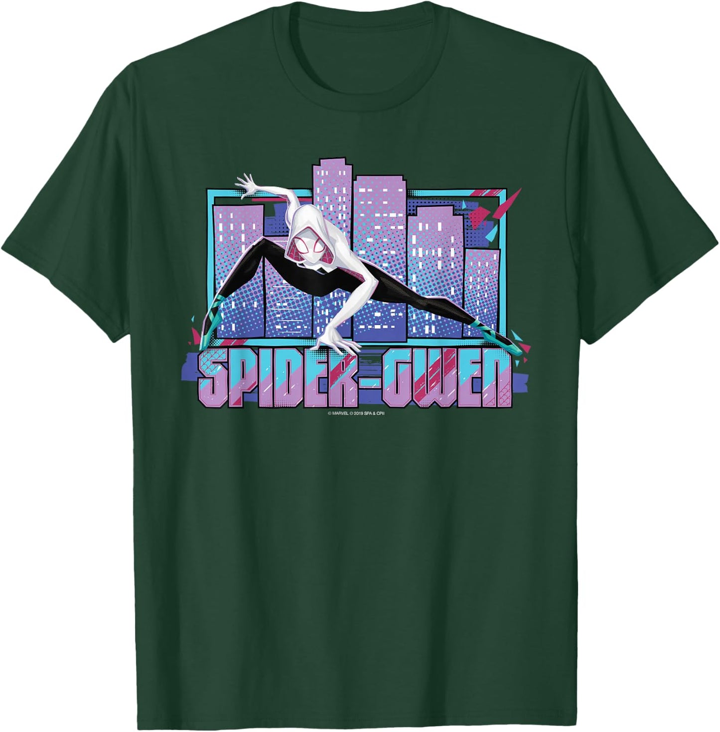 Marvel Spider-Man Into The Spider-Verse Spider-Gwen T-Shirt - T-Shirt | Forest
