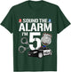 Kids 5 Year Old Police Birthday Officer Cop Car 5th Gift Boy T-Shirt - T-Shirt | Forest