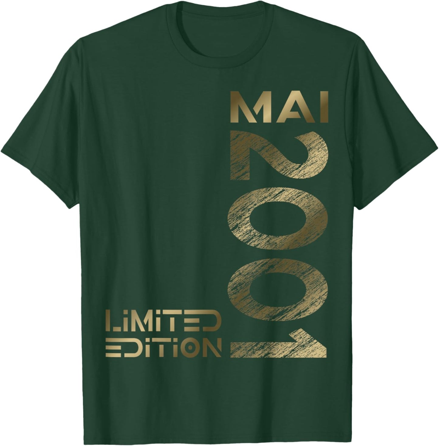 Limited Edition Mai 2001 Mann Frau 25. Geburtstag T-Shirt - T-Shirt | Forest
