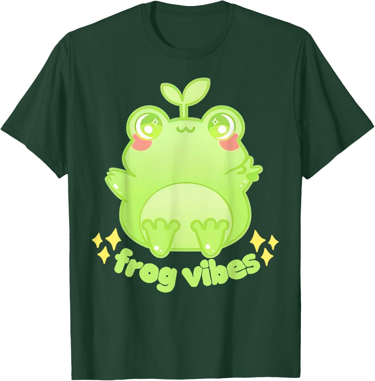 Froggy Crossing Frog Vibes T-Shirt - T-Shirt | Forest
