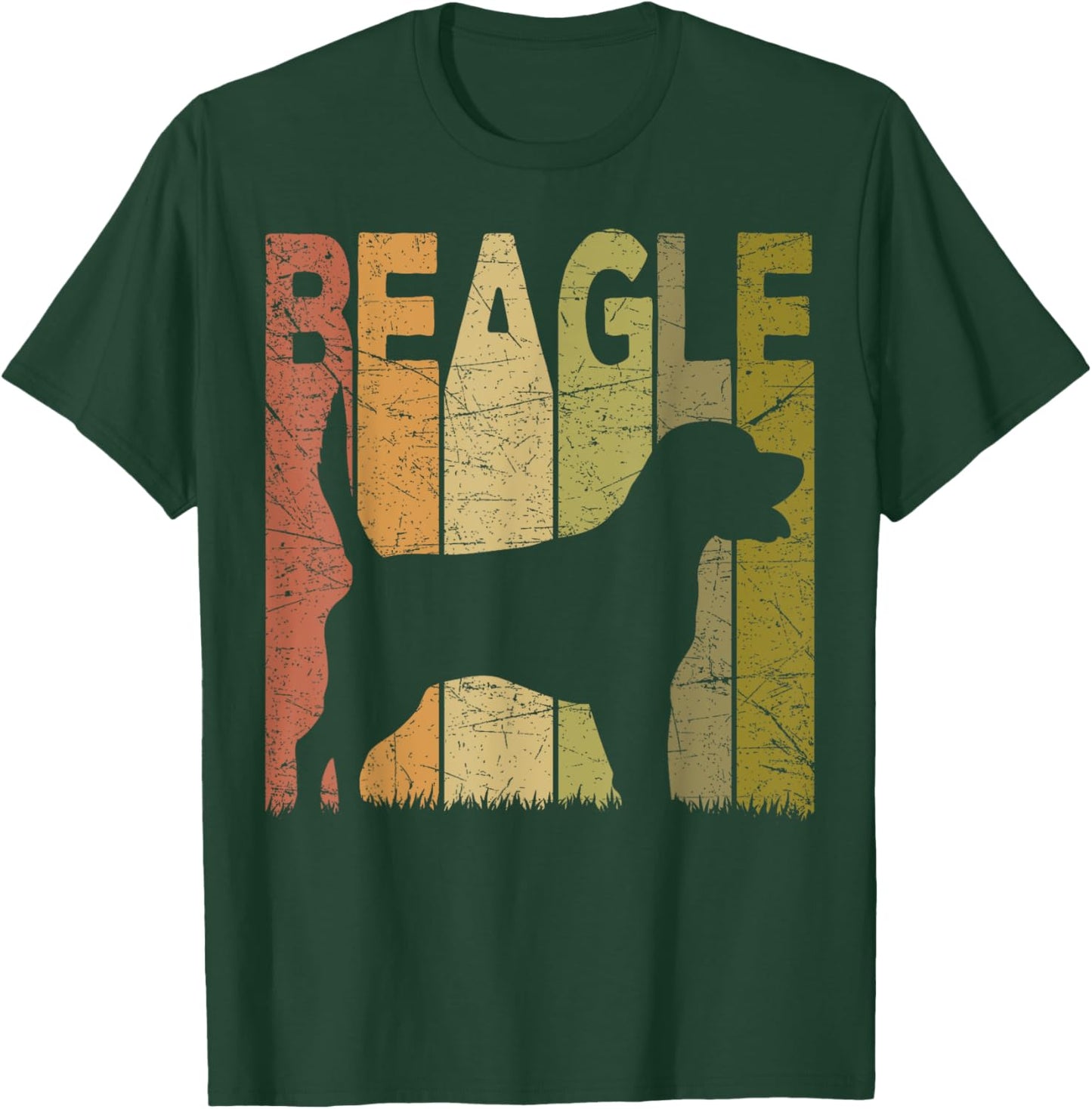 Beagle Vintage Beagle Dog Retro Beagle Lover T-Shirt - T-Shirt | Forest