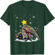 Funny Xmas Anteater Animals Lover Christmas Tree Lights T-Shirt - T-Shirt | Forest