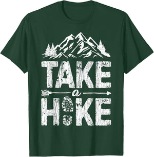 Take A Hike Outdoor Hiking Nature Hiker Vintage Men Women T-Shirt - T-Shirt | Forest