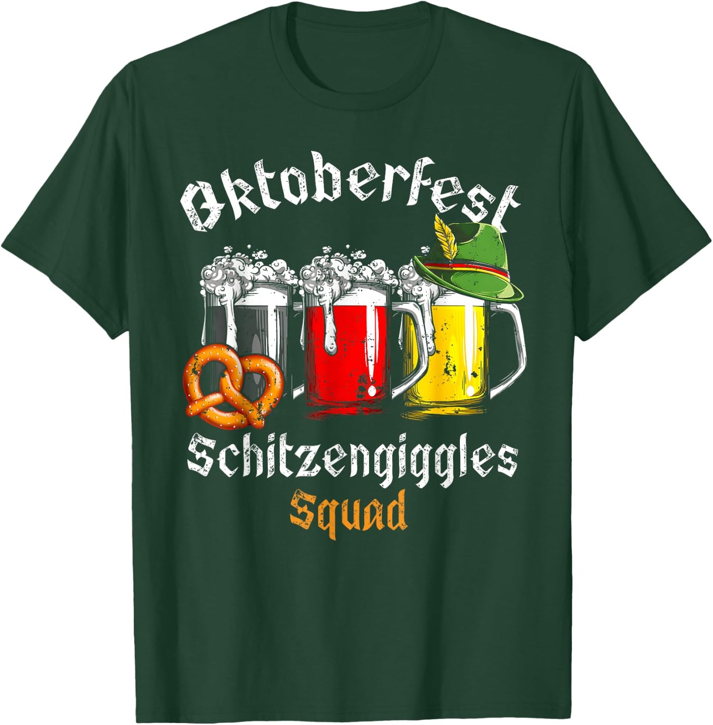 Oktoberfest Squad Germany Funny Festival Beer T-Shirt - T-Shirt | Forest