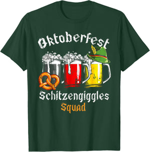 Oktoberfest Squad Germany Funny Festival Beer T-Shirt - T-Shirt | Forest
