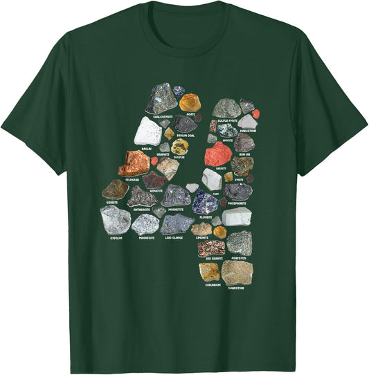 Geology 4 years Old Rock Collecting 4th Birthday T-Shirt - T-Shirt | Forest