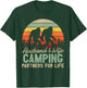 Bigfoot Camping Husband And Wife Partners for Life Gift T-Shirt - T-Shirt | Forest