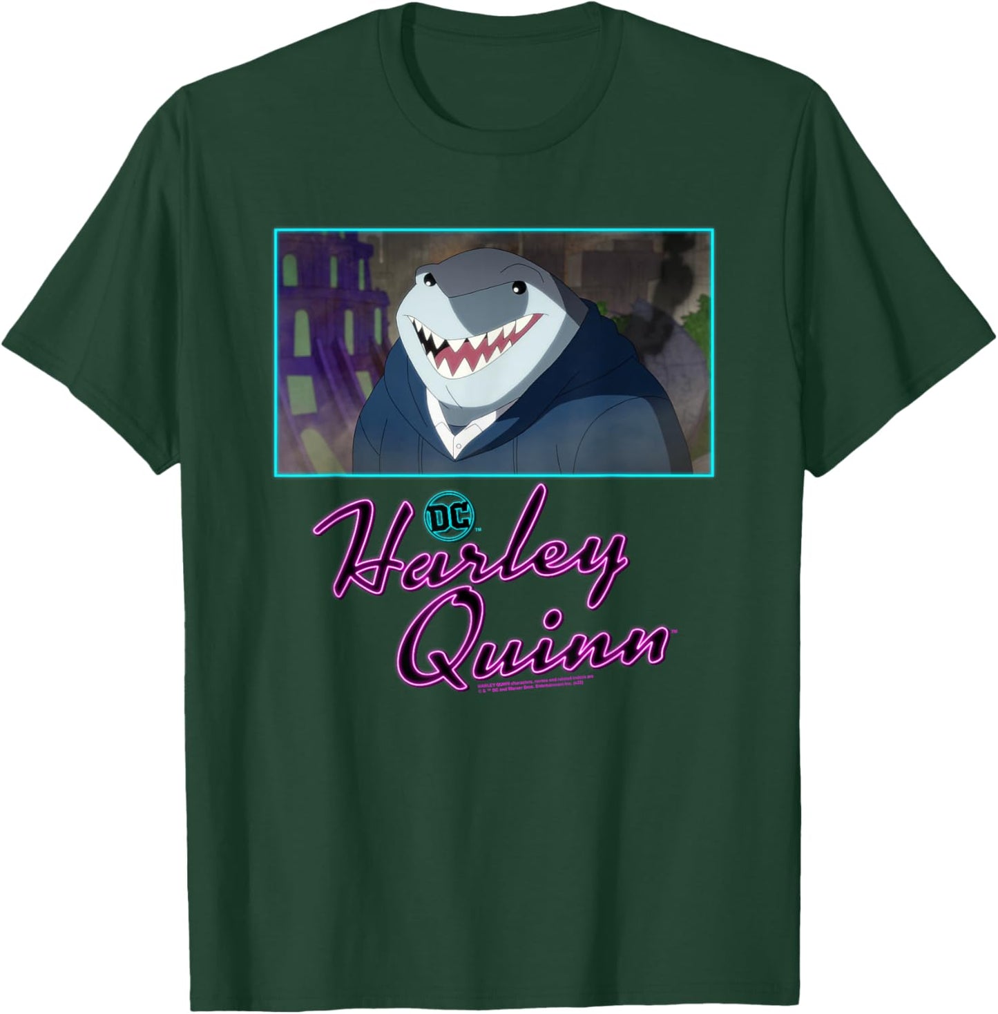 Harley Quinn King Shark Close-up T-Shirt - T-Shirt | Forest