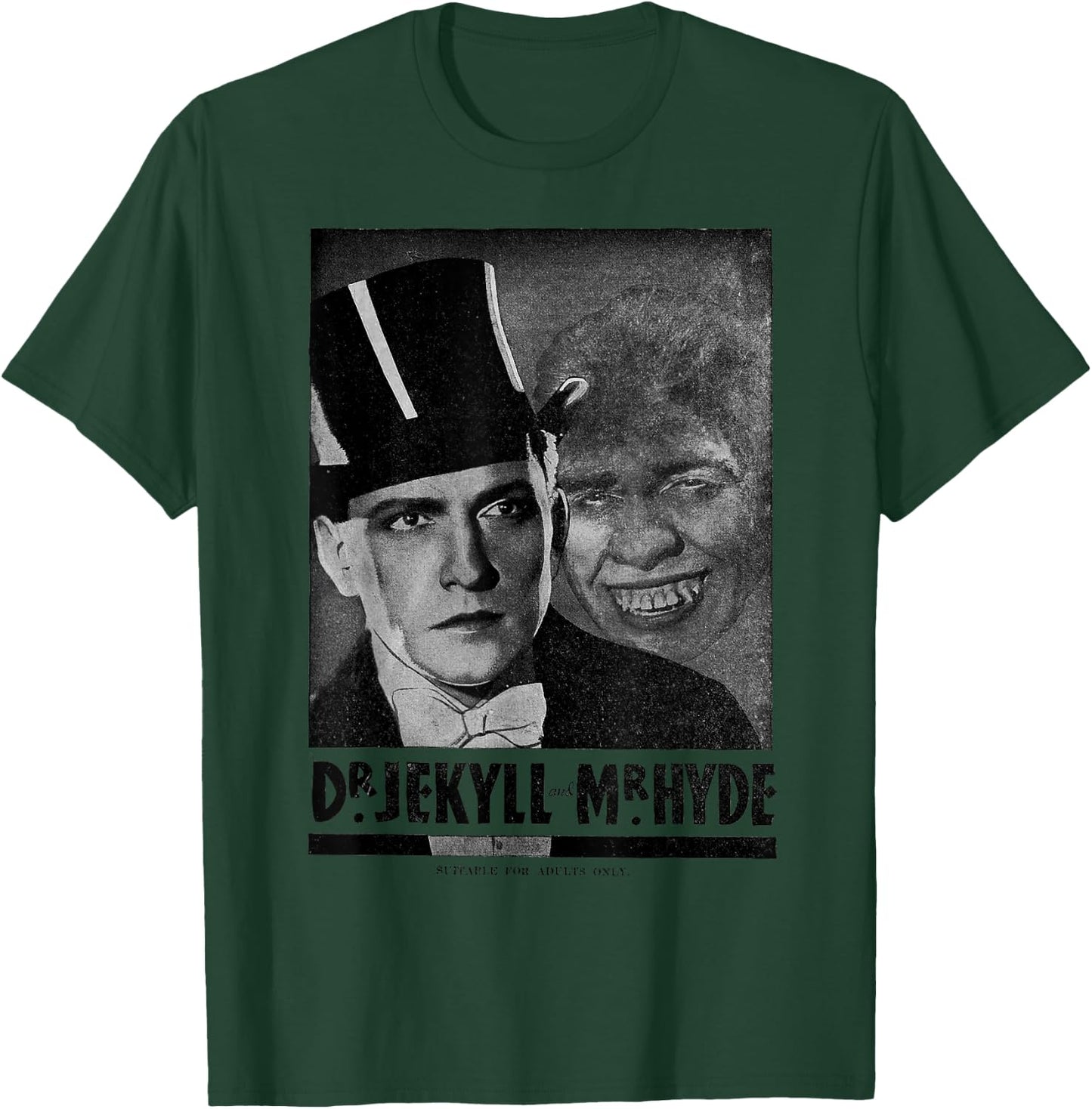 Dr. Jekyll & Mr. Hyde Horror Retro Halloween Monster T-Shirt - T-Shirt | Forest