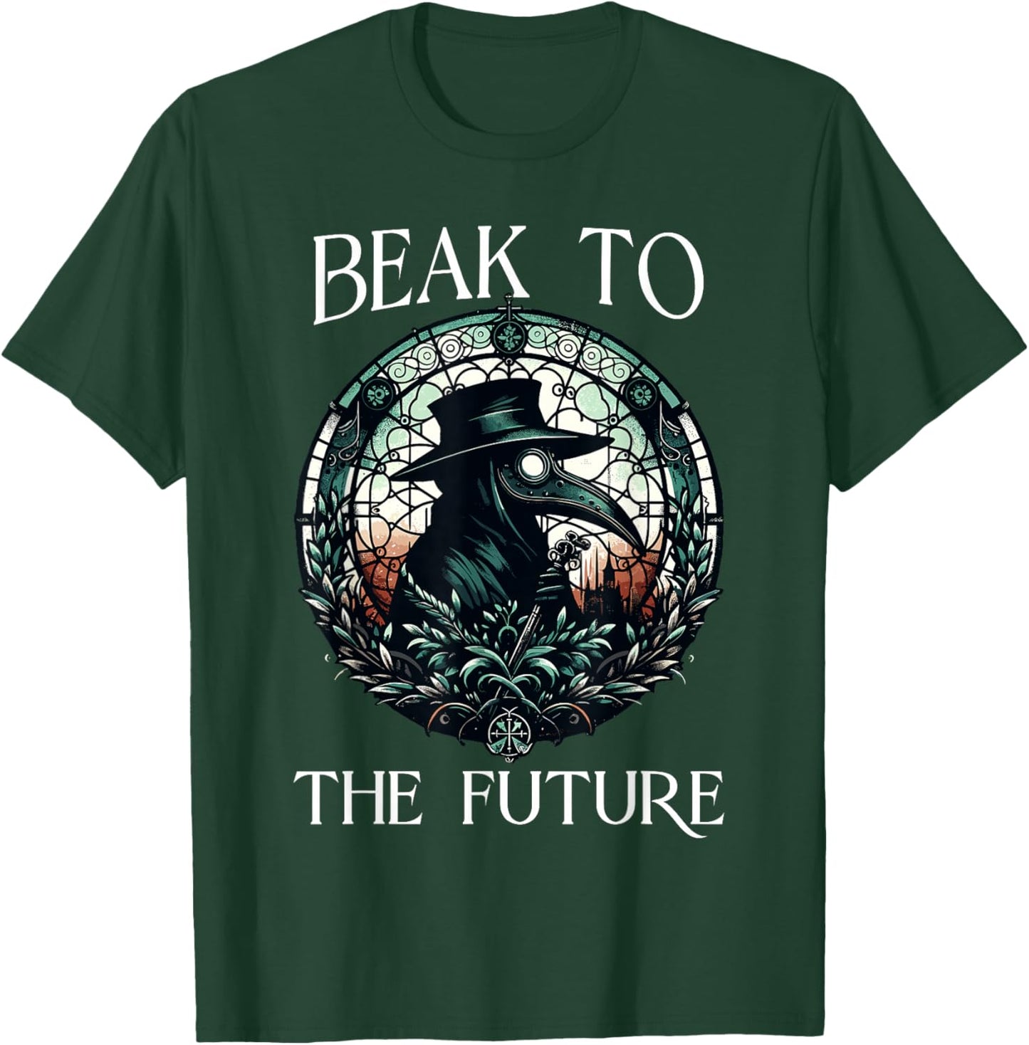 Spooky Halloween Horror Plague Doctor Pandemic T-Shirt - T-Shirt | Forest