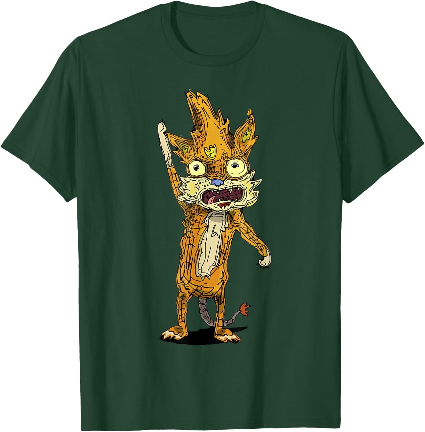 Mademark x Rick and Morty - Rick and Morty Squanchy to the Rescue on Black T-Shirt - T-Shirt | Forest