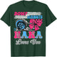 Burnouts or Bows Nana Loves You Gender Reveal Party T-Shirt - T-Shirt | Forest