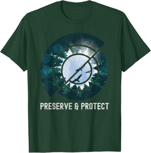 Wildlife Nature Preserve & Protect Bird Forest Conservation T-Shirt - T-Shirt | Forest