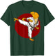 Funny Bearded dragons doing Karate Samurai Ninja lizard Art T-Shirt - T-Shirt | Forest