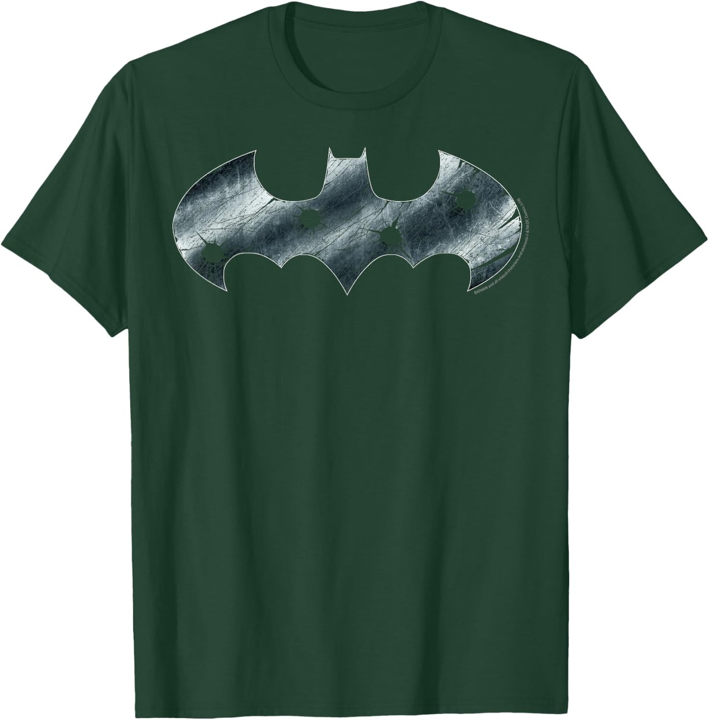 DC Comics Batman Steel Logo T-Shirt - T-Shirt | Forest