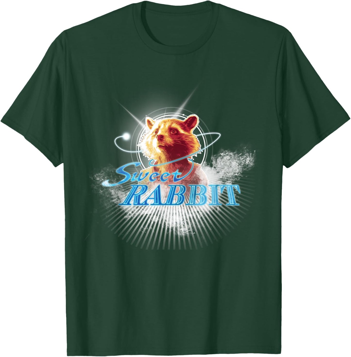 Marvel Guardians Rocket Raccoon Sweet Rabbit T-Shirt - T-Shirt | Forest