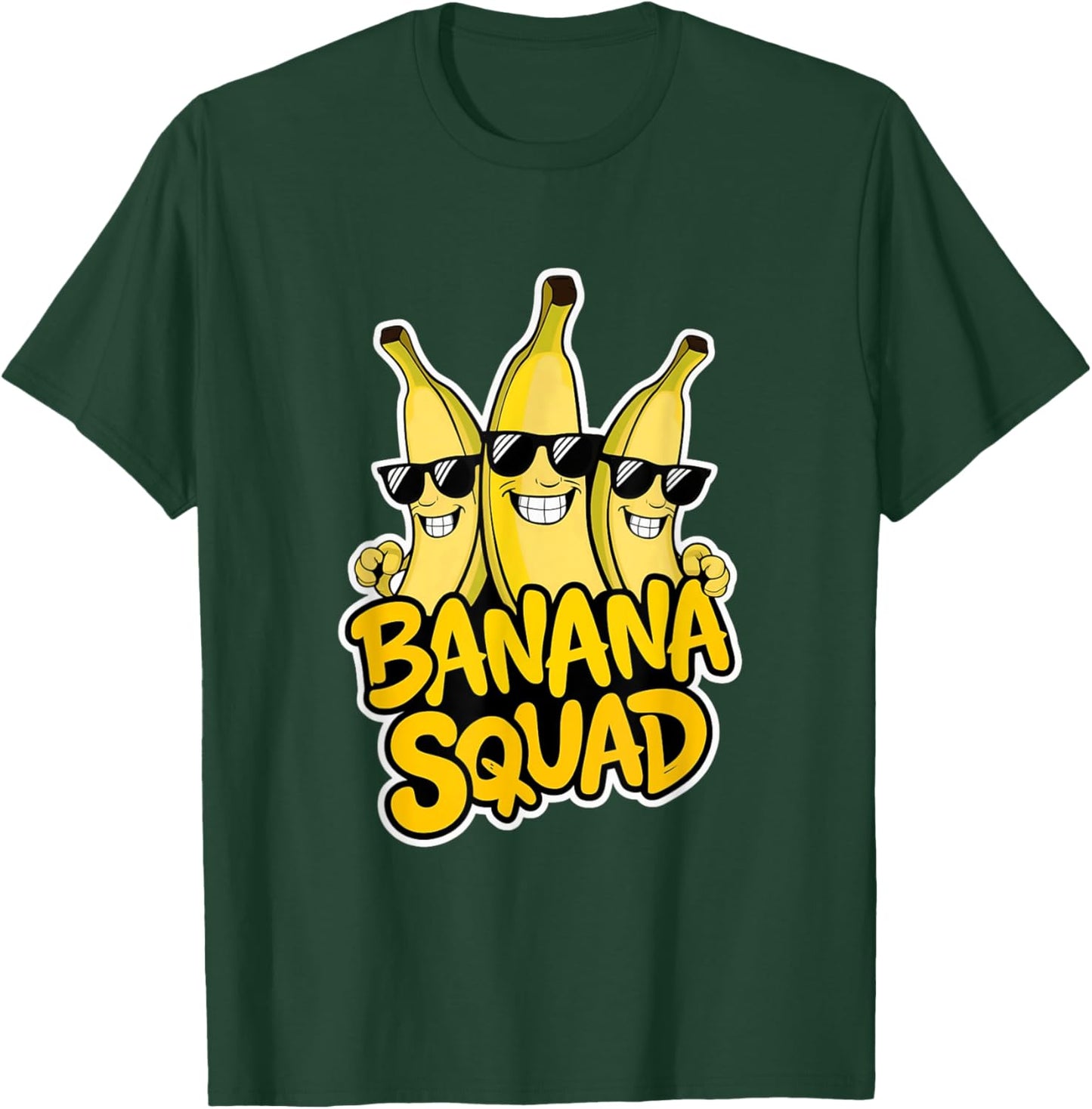 Funny Banana Squad Bananas Halloween Costume T-Shirt - T-Shirt | Forest