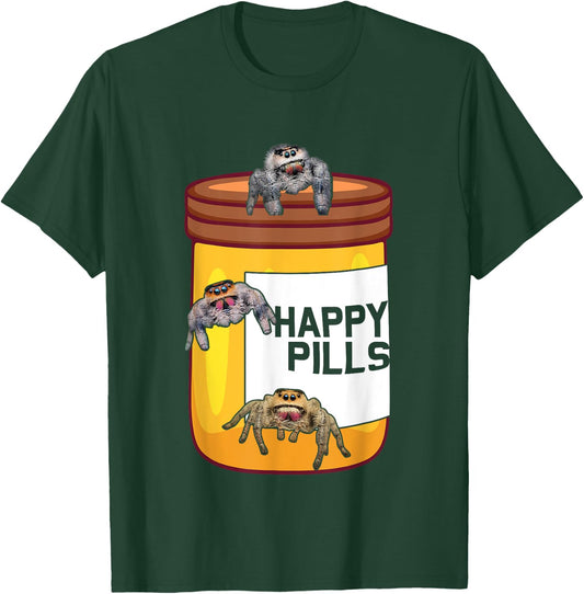 Classic Jumping Spiders Collector Exotic Pet Owner Lifestyle T-Shirt - T-Shirt | Forest