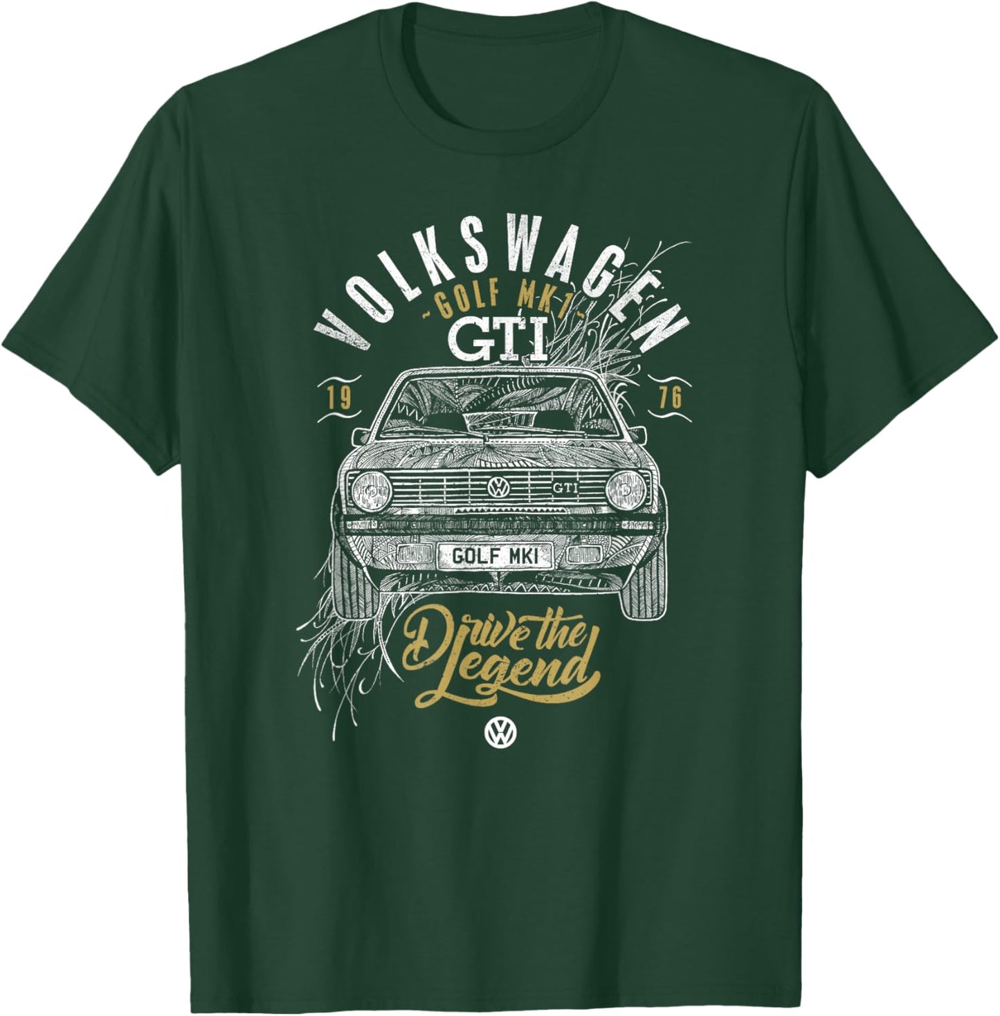 Volkswagen Golf GTI Drive The Legend T-Shirt - T-Shirt | Forest