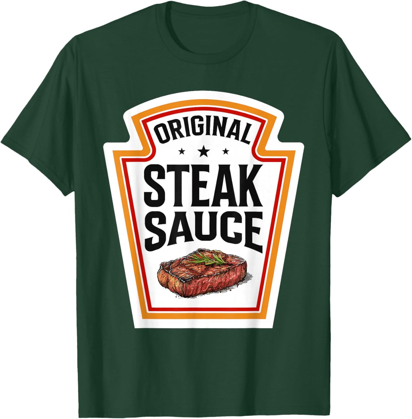 Original Steak Sauce Halloween Costume Family Group Matching T-Shirt - T-Shirt | Forest