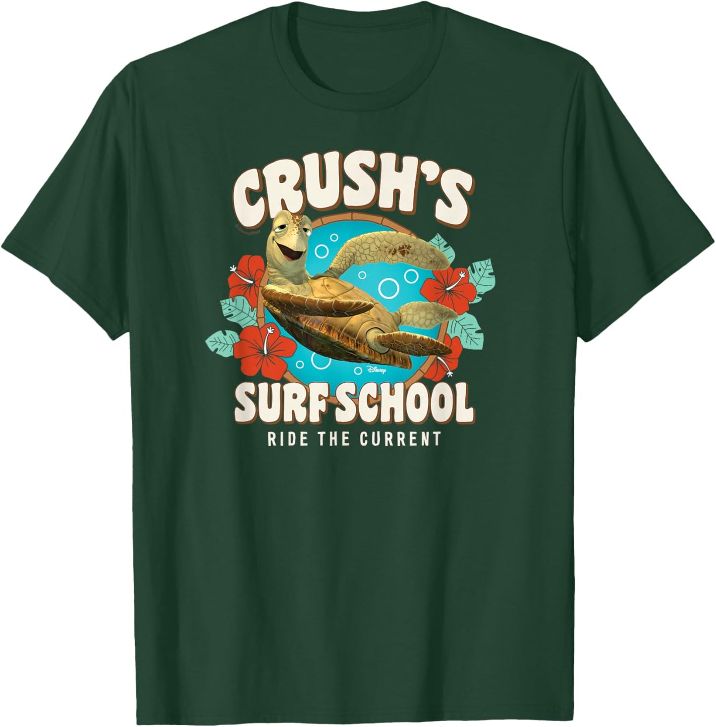 Finding Nemo - Crush's Surf School T-Shirt - T-Shirt | Forest