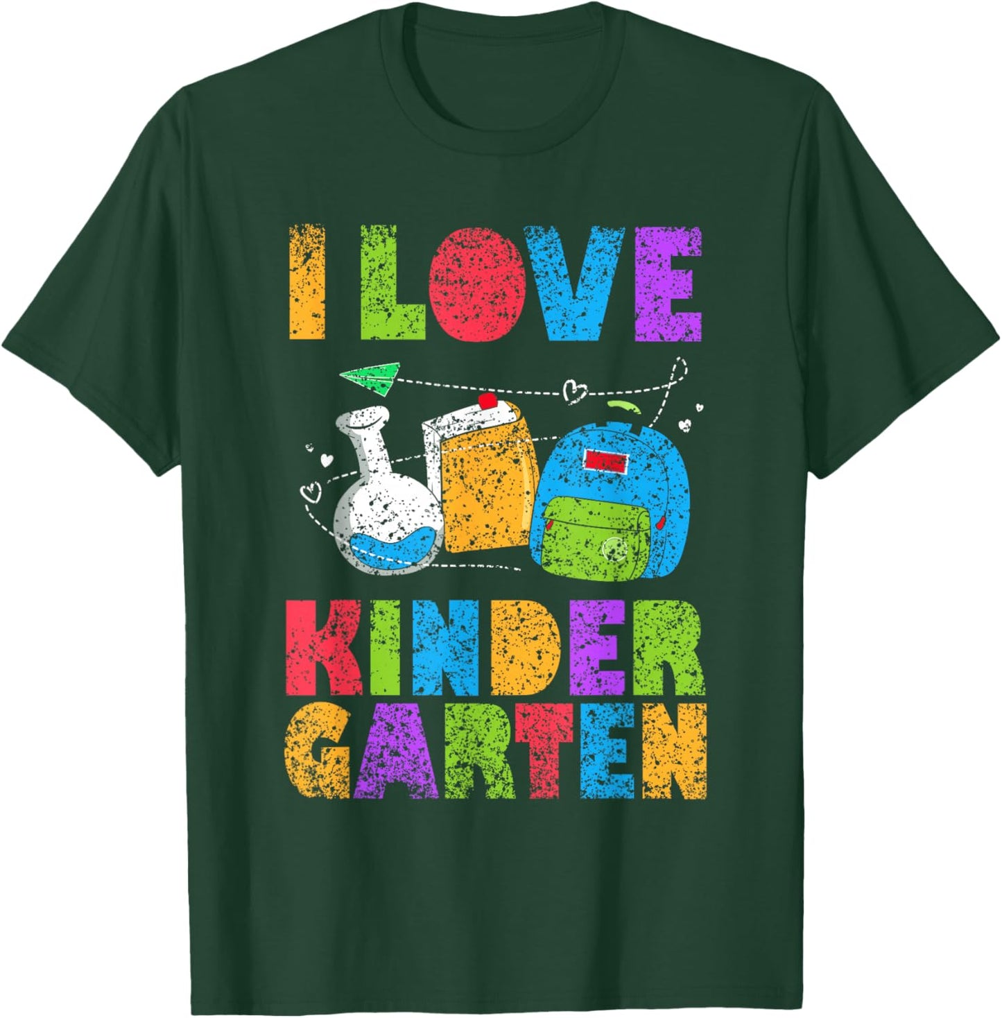 Ich Liebe Den Kindergarten Children's Boys Nursery T-Shirt - T-Shirt | Forest