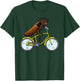 Madagascar Cockroach on a Bicycle Cyclist T-Shirt - T-Shirt | Forest